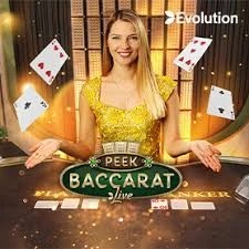 Peek Baccarat logo – Live Dealer by Evolution at Shuffle
