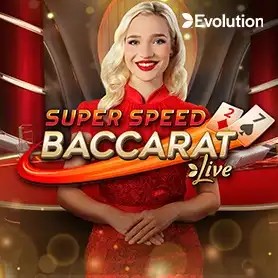 Play the Super Speed Baccarat slot by Evolution on Shuffle